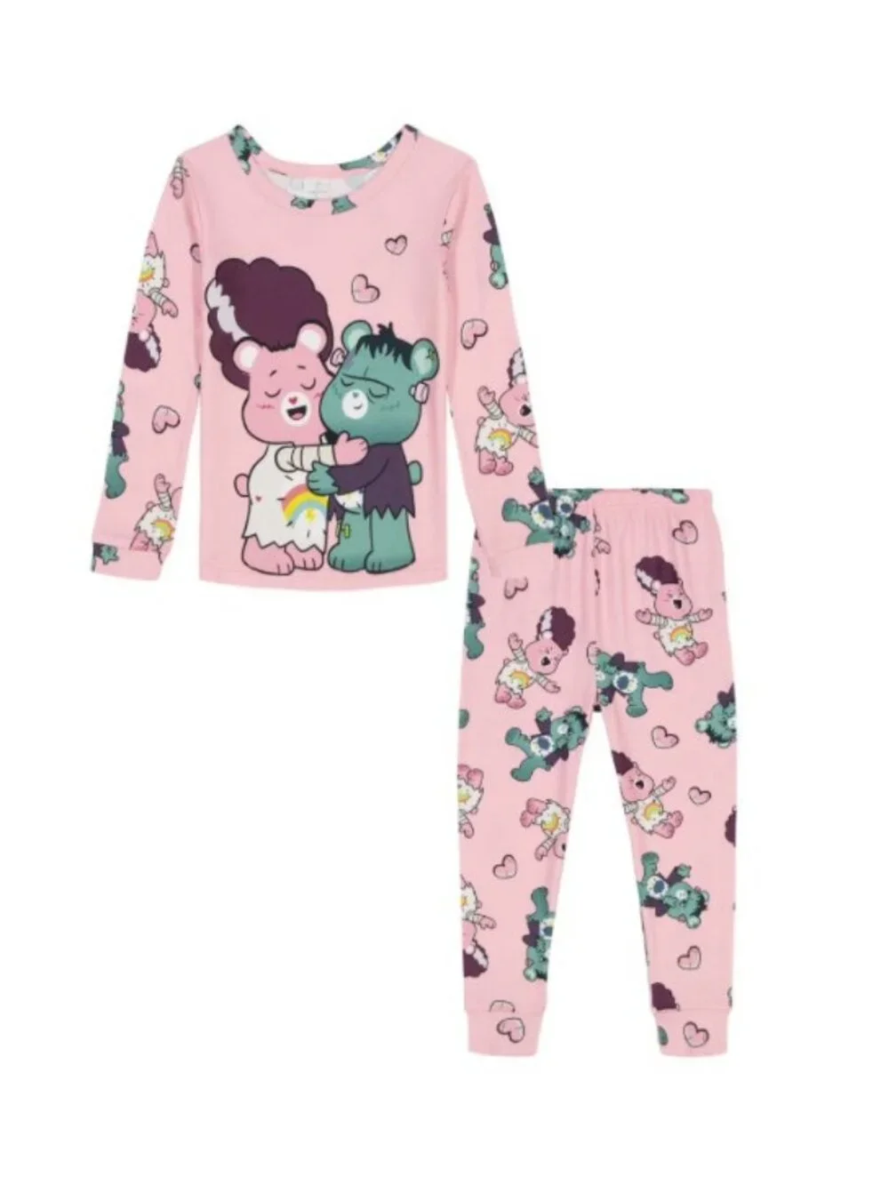 Kids 2-Piece Halloween Pajama Set-C Bears-Size 4-NWT
